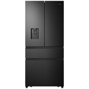 Hisense Rf540n4wfe – Amerikaanse Koelkast – 182 Cm – 480 Liter – No Frost – Waterdispenser – Zwart Rvs . Nieuw (outlet)