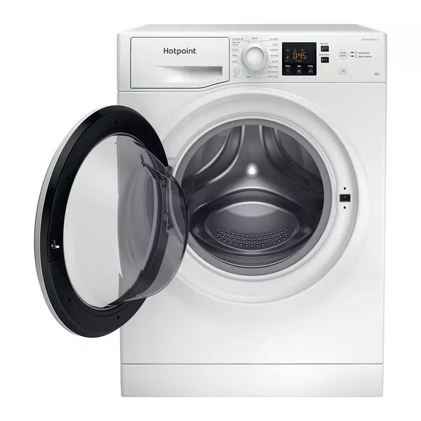 Hotpoint Nswr 846 Wk Wasmachine 8kg 1400t . Nieuw (outlet) - Afbeelding 2
