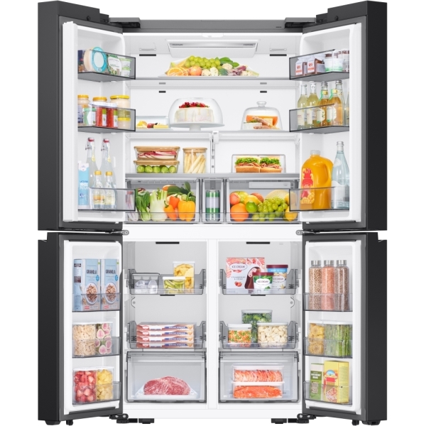 Samsung Rm70f67rdr Franse Deur Koelkast – 669 L – No Frost – Ai Hybrid Cooling & Auto Open Door . Nieuw (outlet) - Afbeelding 2