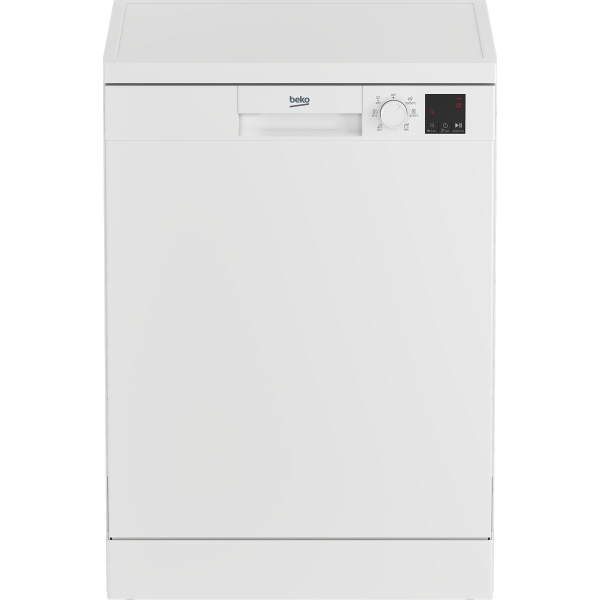 Beko Dvn06430w Vrijstaande Vaatwasser - Glass Care Quik & Shine - 14 Couverts 60cm - Wit . Nieuw (outlet)