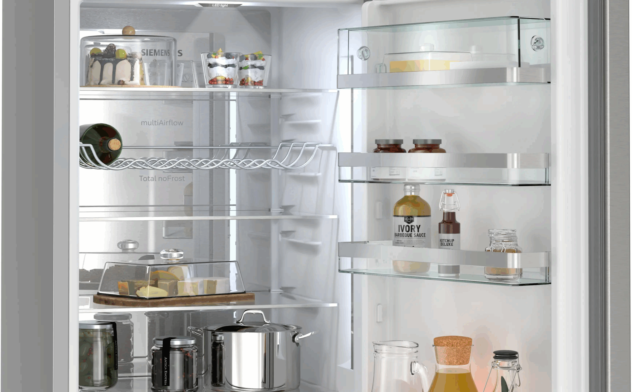 Siemens Kg39naiau - Koel-vriescombinatie - 363l, Nofrost, 29 Db, 203 Cm . Nieuw (outlet) - Afbeelding 2