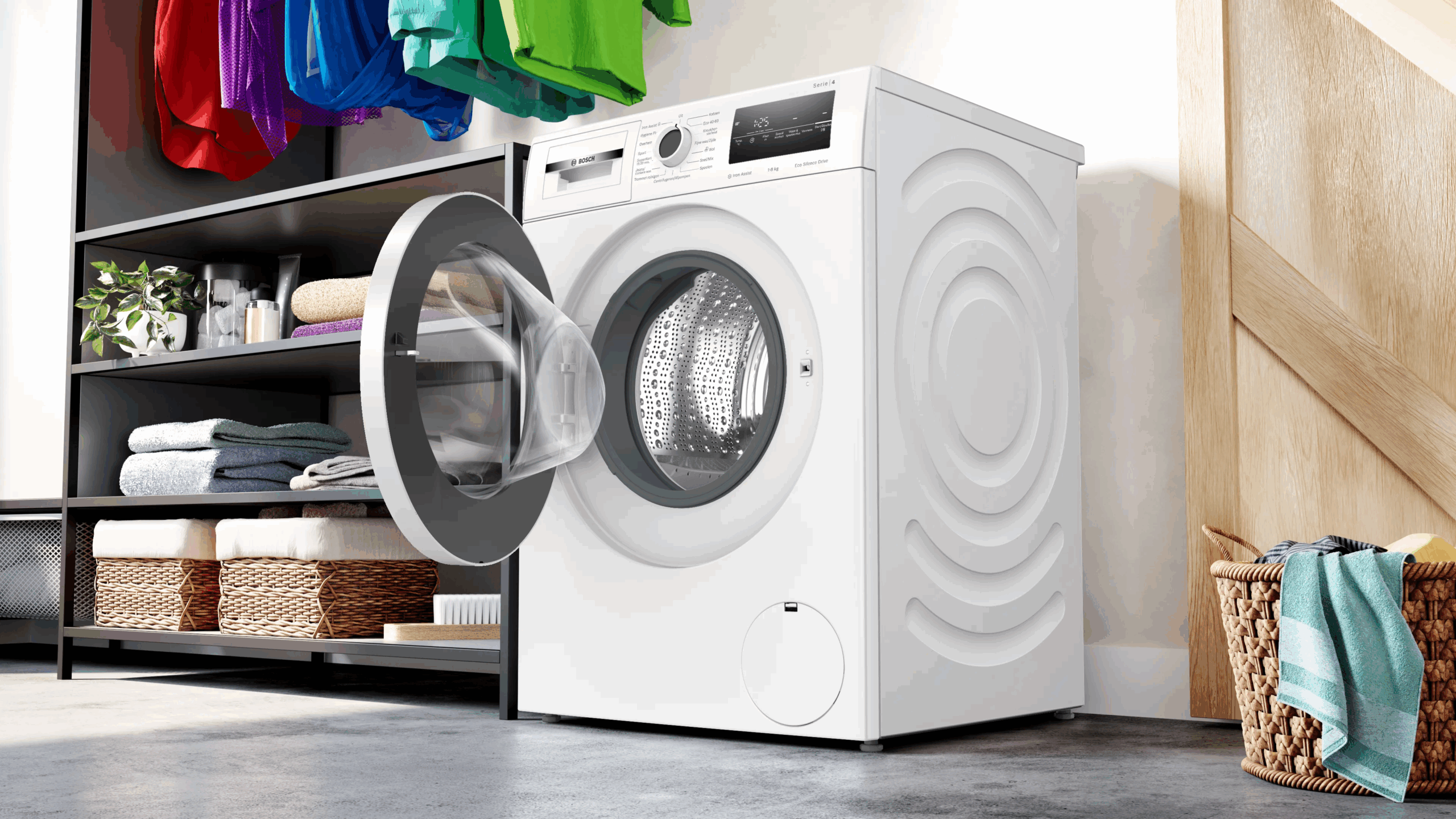 Bosch Wan28270 - Wasmachine - 8 Kg - 1400 Tpm - Ecosilence Drive & Speedperfect - Energieklasse A . Nieuw (outlet) - Afbeelding 2