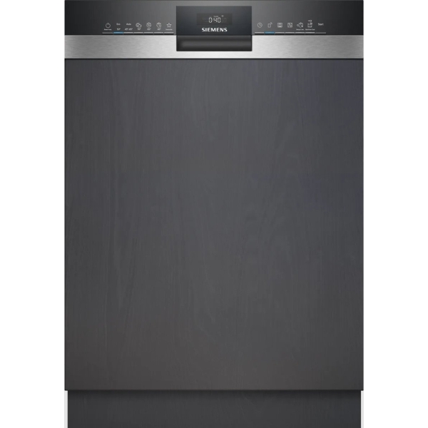 Siemens Sn53es06ve Iq300 Semi Geïntegreerde Inbouw Vaatwasser - Besteklade - 14 Couverts - Stille Motor - Home Connect - 60 Cm . Nieuw (outlet)
