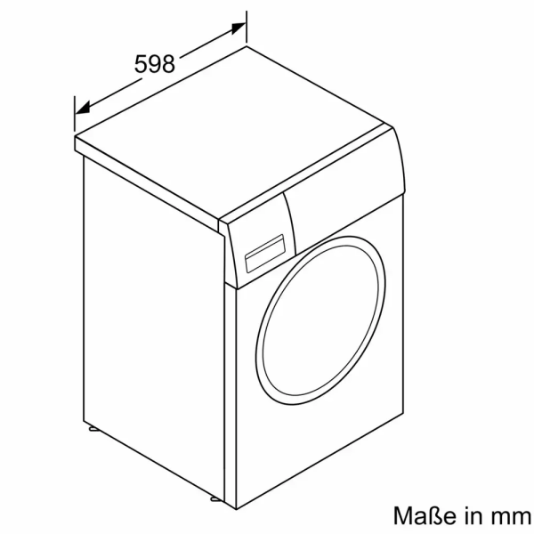 Bosch Serie 8 Waw28530 Wasmachine - Allergieplus - Stille En Duurzame Motor - Bijvulfunctie - 9 Kg - 1400 Toeren . Tweedehands (Refurbished) - Afbeelding 2