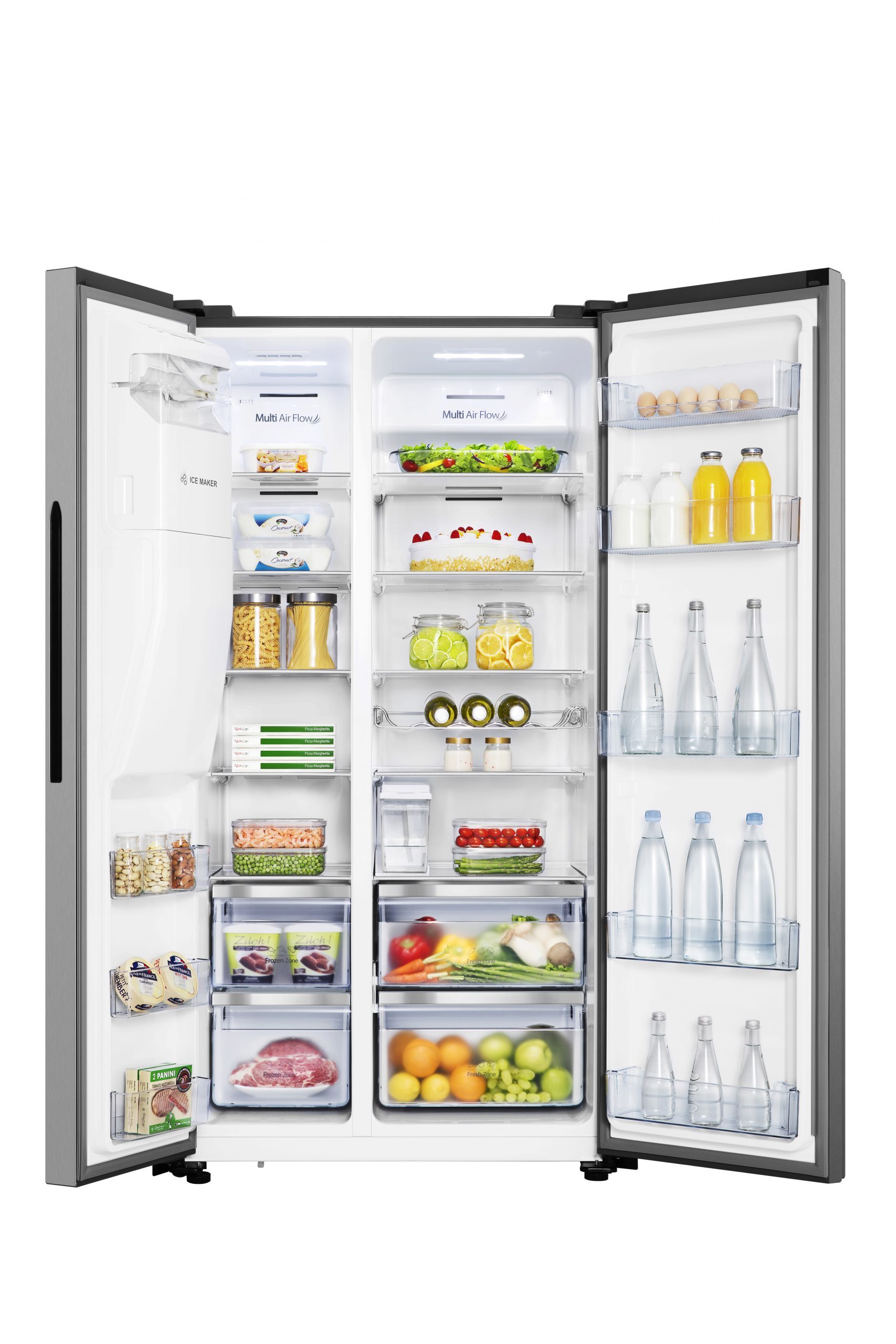 Hisense Rs694n4tcf - Amerikaanse Koelkast - 562l - Total No Frost - Rvs . Nieuw (outlet) - Afbeelding 2