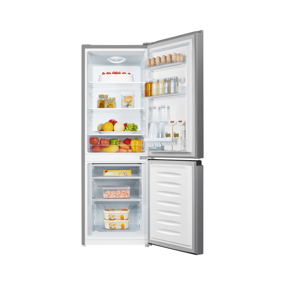 Fridgemaster Mc50165es - Koel-vriescombinatie - 143 Cm Hoog - Energieklasse E . Nieuw (outlet) - Afbeelding 2