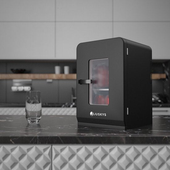 Juskys Mobiele Mini-Koelkast 2 in 1 - 15 Liter - Zwart - Verkoelfunctie & Verwarmingsfunctie - Afbeelding 3