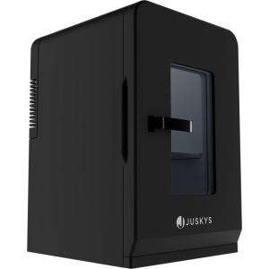 Juskys Mobiele Mini-Koelkast 2 in 1 - 15 Liter - Zwart - Verkoelfunctie & Verwarmingsfunctie