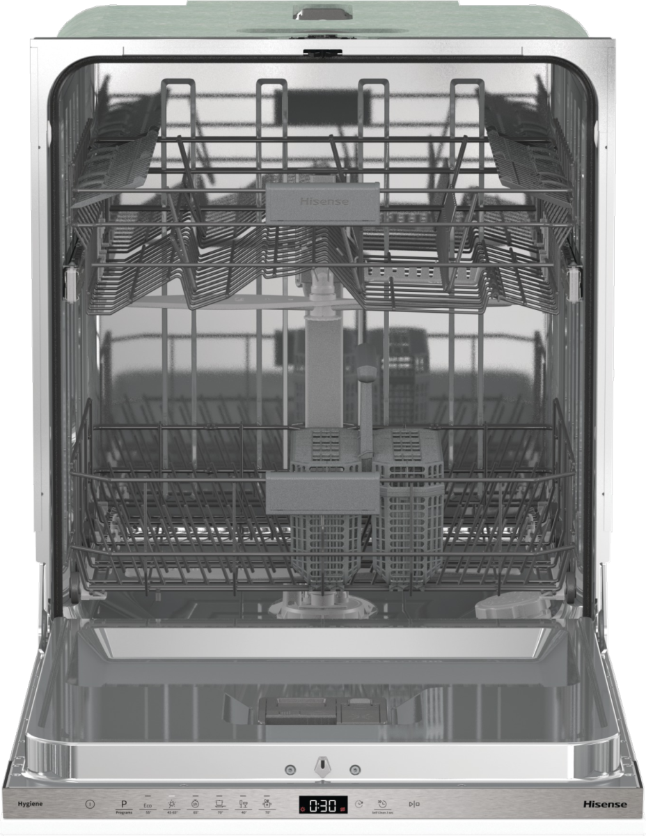 Hisense Hv642c65 - Inbouw Vaatwasser - 59.8 Cm - 14 Couverts - Auto Dry - 46 Db - Energieklasse C . Nieuw (outlet) - Afbeelding 2