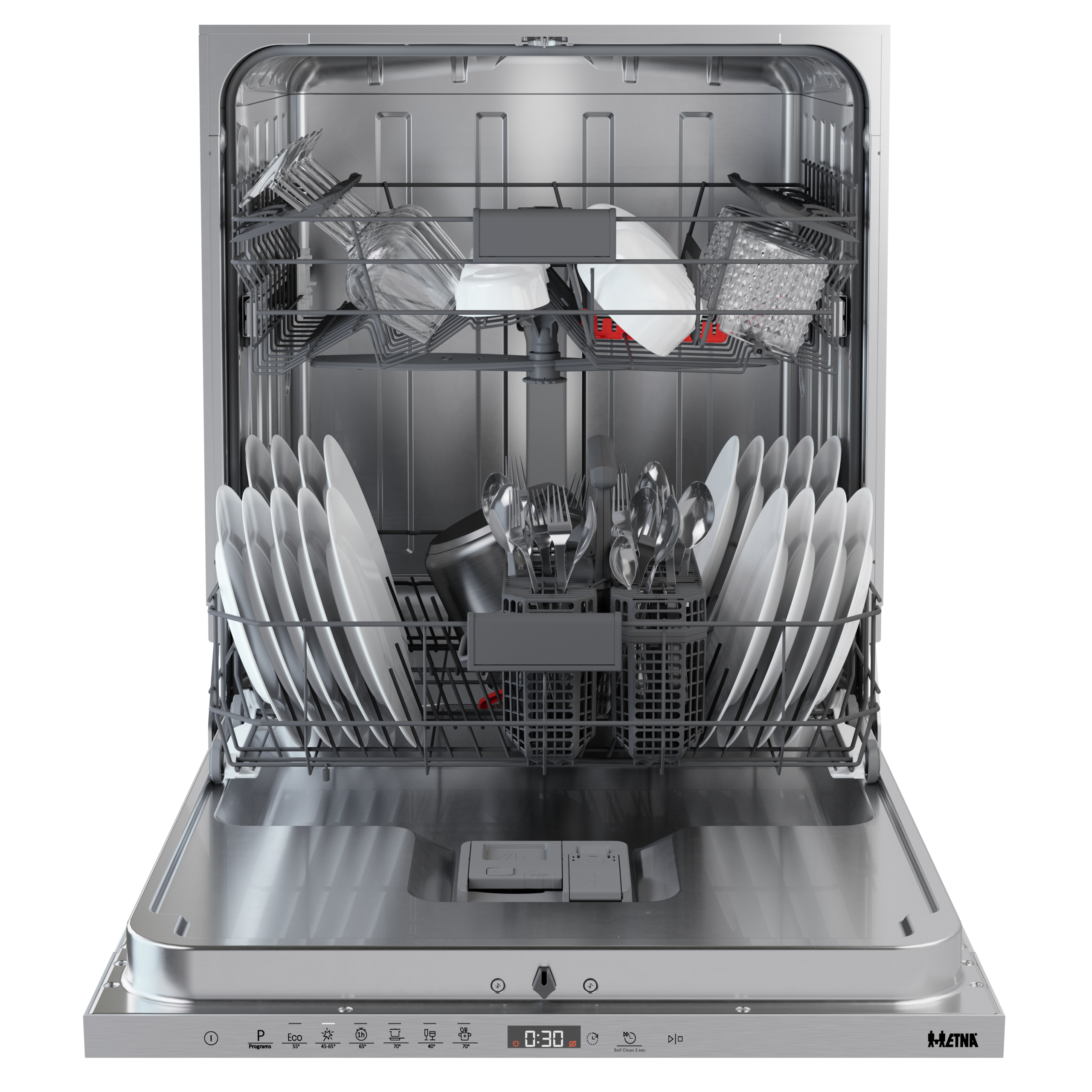 Etna Vw224n - Inbouw Vaatwasser - Energieklasse D . Tweedehands (Refurbished) - Afbeelding 2