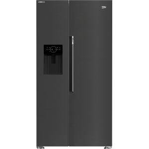 Beko Asn652vpz - Amerikaanse Koelkast - 179 Cm - 578l - No Frost - Zwart Rvs . Nieuw (outlet)