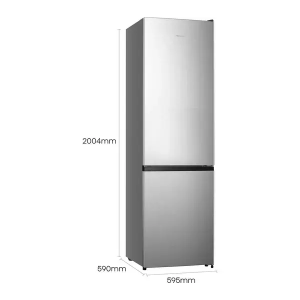 Hisense Rb435n4bce - Koel-vriescombinatie - 200.4 Cm - 256l - No Frost - Rvs . Nieuw (outlet)