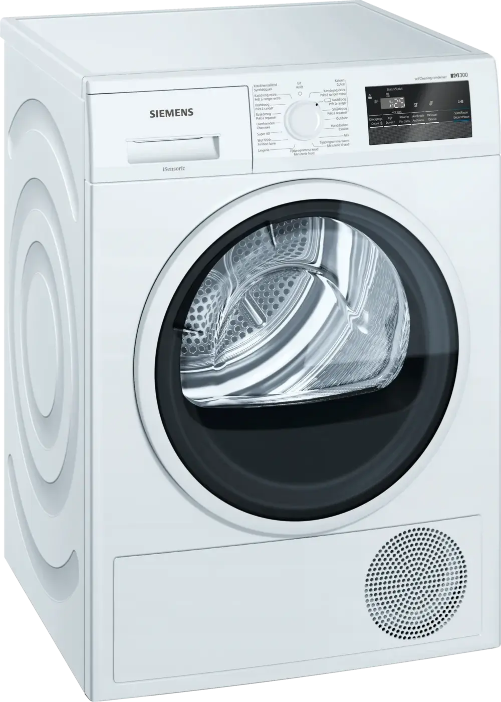 Siemens Wt45m2k1fg – Warmtepompdroger – 8 Kg – Isensoric – Selfcleaning Condenser . Tweedehands (Refurbished)