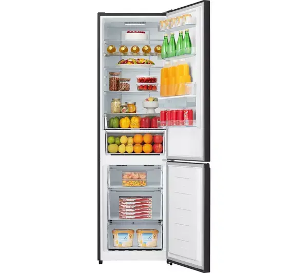 Hisense Rb435n4wfe - Koel-vriescombinatie - 200.4 Cm - 336l - No Frost - Black Steel . Nieuw (outlet) - Afbeelding 2