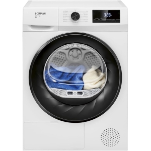 Bomann Wpt7154 - Warmtepompdroger - 8 Kg - 64 Db - Energieklasse D - Wit . Nieuw (outlet)