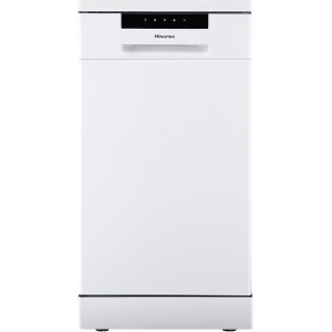 Hisense Hs523e15w - Vrijstaande Smalle Vaatwasser - 45 Cm - 10 Couverts - Besteklade - 47 Db - Energieklasse E . Nieuw (outlet)