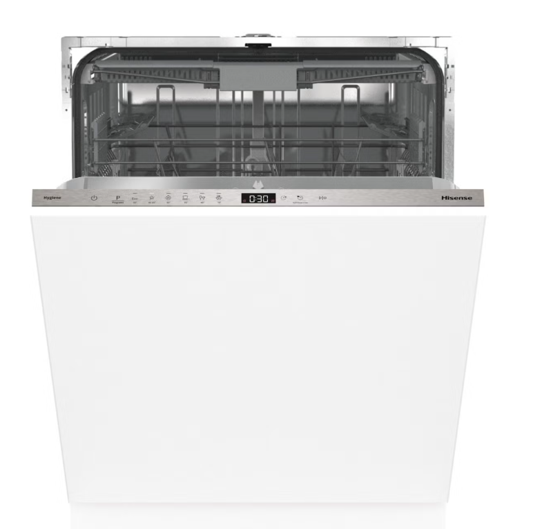 Hisense Hv643d90uk - Inbouw Vaatwasser - 60 Cm - 16 Couverts - Auto Dry - 45 Db - Energieklasse D . Nieuw (outlet)