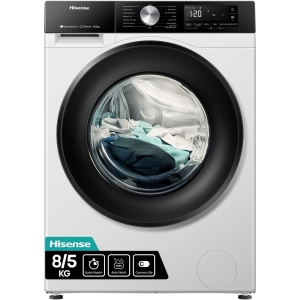 Hisense Wd3s8043bw3 - Was-droogcombinatie - 8 Kg Wassen - 5 Kg Drogen - 1400 Tpm - Stoomfunctie . Nieuw (outlet)