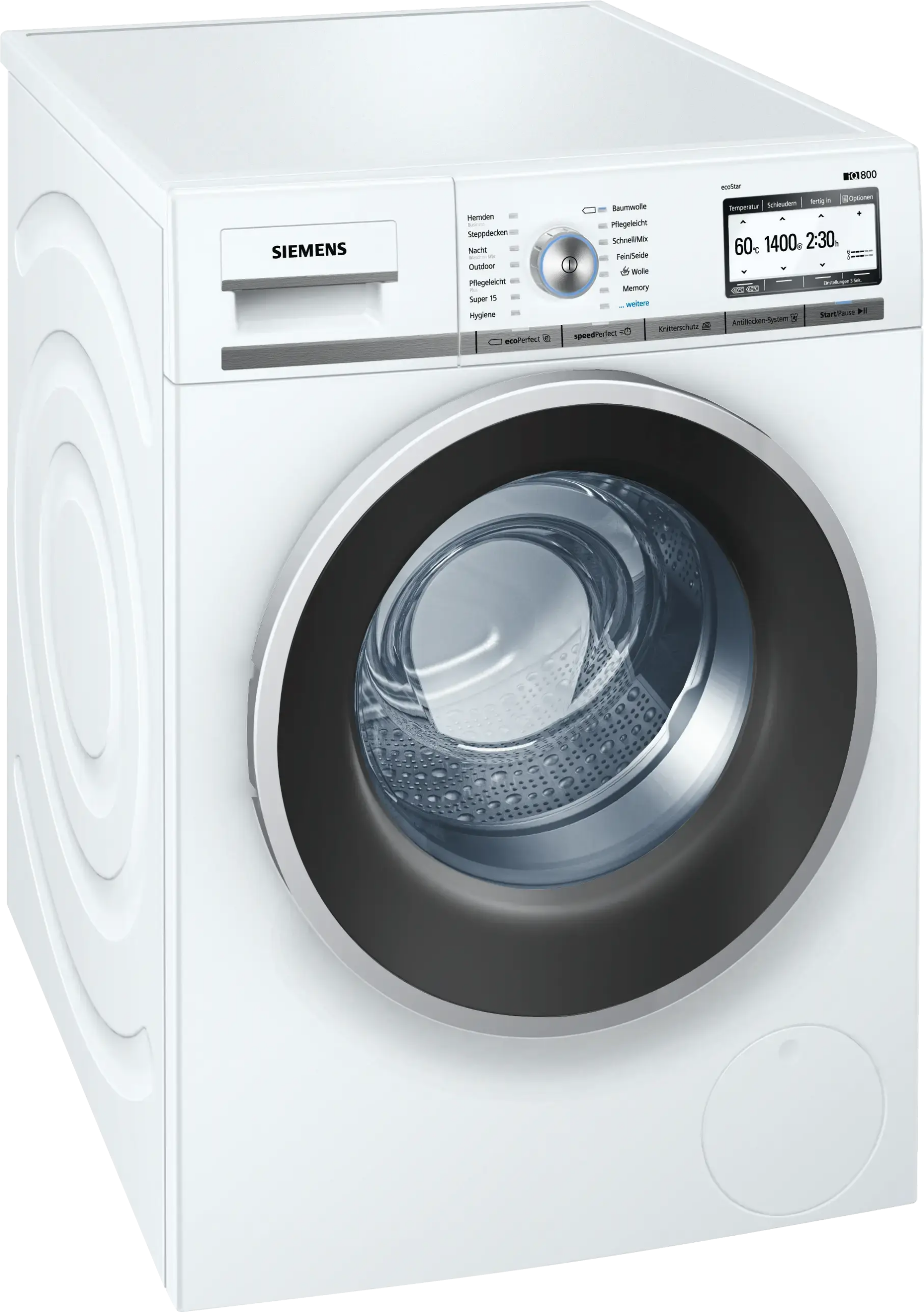 Siemens Wm14y7w4 Varioperfect Wasmachine 7kg 1400t . Tweedehands (Refurbished)