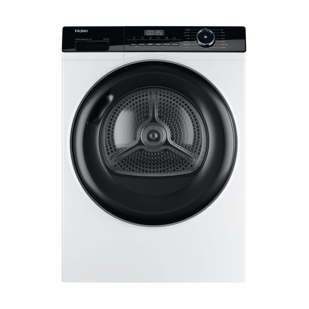 Haier Hd90-a2939 - Warmtepompdroger - 9 Kg - 65 Db - Energieklasse E . Nieuw (outlet)