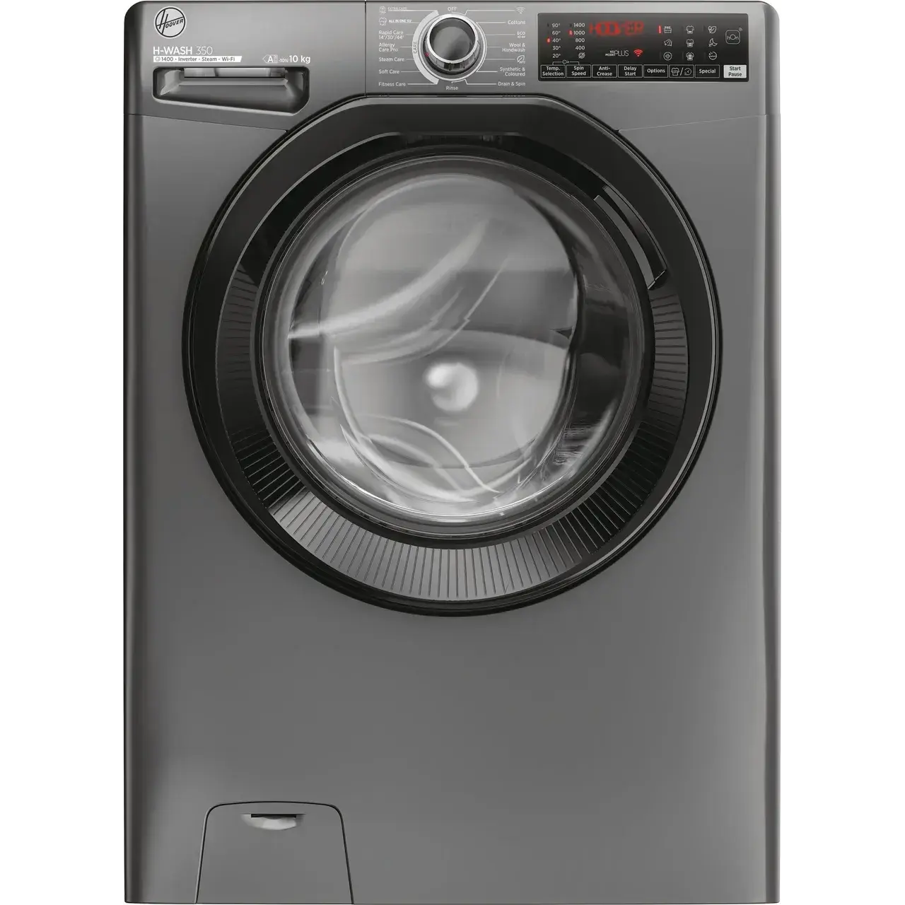 Hoover H3wps4106tambr80 - Wasmachine - 10 Kg - 1400 Tpm - Energieklasse A - Grafiet . Nieuw (outlet)