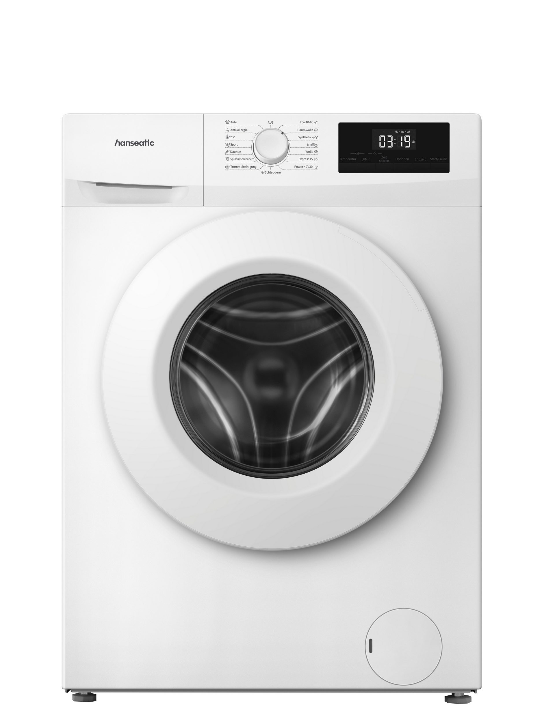 Hanseatic Wme7a4 - Wasmachine - 7 Kg - 1300 Tpm - Energieklasse A . Nieuw (outlet)