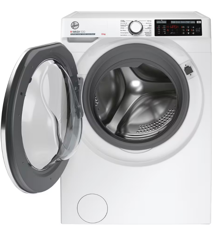 Hoover Hwq48amc/1-84 - Wasmachine - 8 Kg - 1400 Tpm - Energieklasse A - Wit . Nieuw (outlet)