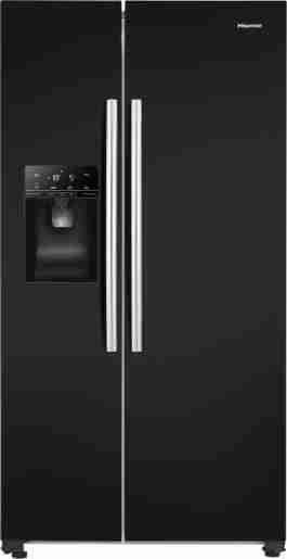Hisense Rs694n4ibe - Amerikaanse Koelkast - 179.3 Cm - 562l - No Frost - Zwart . Nieuw (outlet)