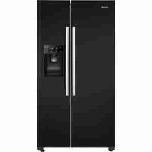Hisense Rs694n4ibe - Amerikaanse Koelkast - 179.3 Cm - 562l - No Frost - Zwart . Nieuw (outlet)