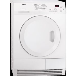 Aeg T65370ah3 - Warmtepompdroger - 7 Kg - Optisense - 66 Db - Energieklasse B . Tweedehands (Refurbished)