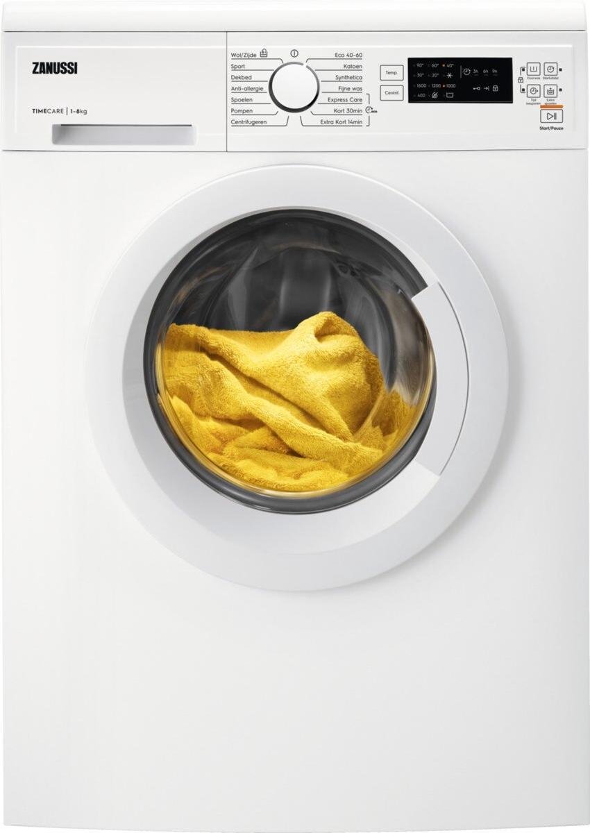 Zanussi Zwfn8260 - Wasmachine - 8 Kg - 1600 Tpm - Energieklasse D . Tweedehands (Refurbished)