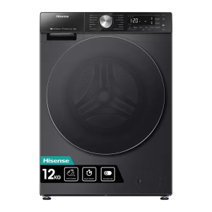 Hisense Wf5s1245bb - Wasmachine - 12 Kg - 1400 Tpm - Energieklasse A - Zwart . Nieuw (outlet)