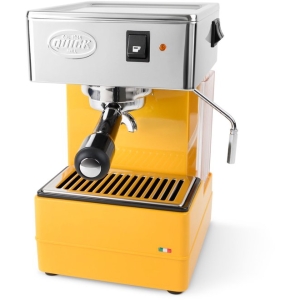 Quick Mill 820 geel piston espressomachine benelux met tamper