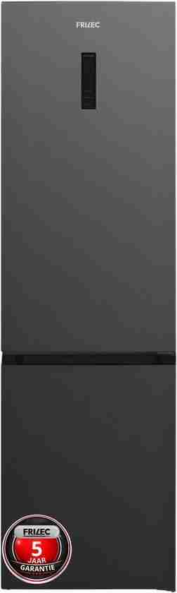 Frilec BONN388-NFD-040ADG - Koelvriescombinatie - 377L - A-Label - 201 cm Hoog - No Frost - Dark Grey