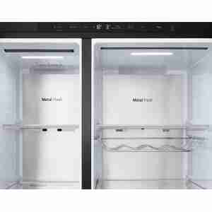 LG GSLE91EVAB - Amerikaanse Koelkast - 623L - Water- en IJsdispenser - Zwart