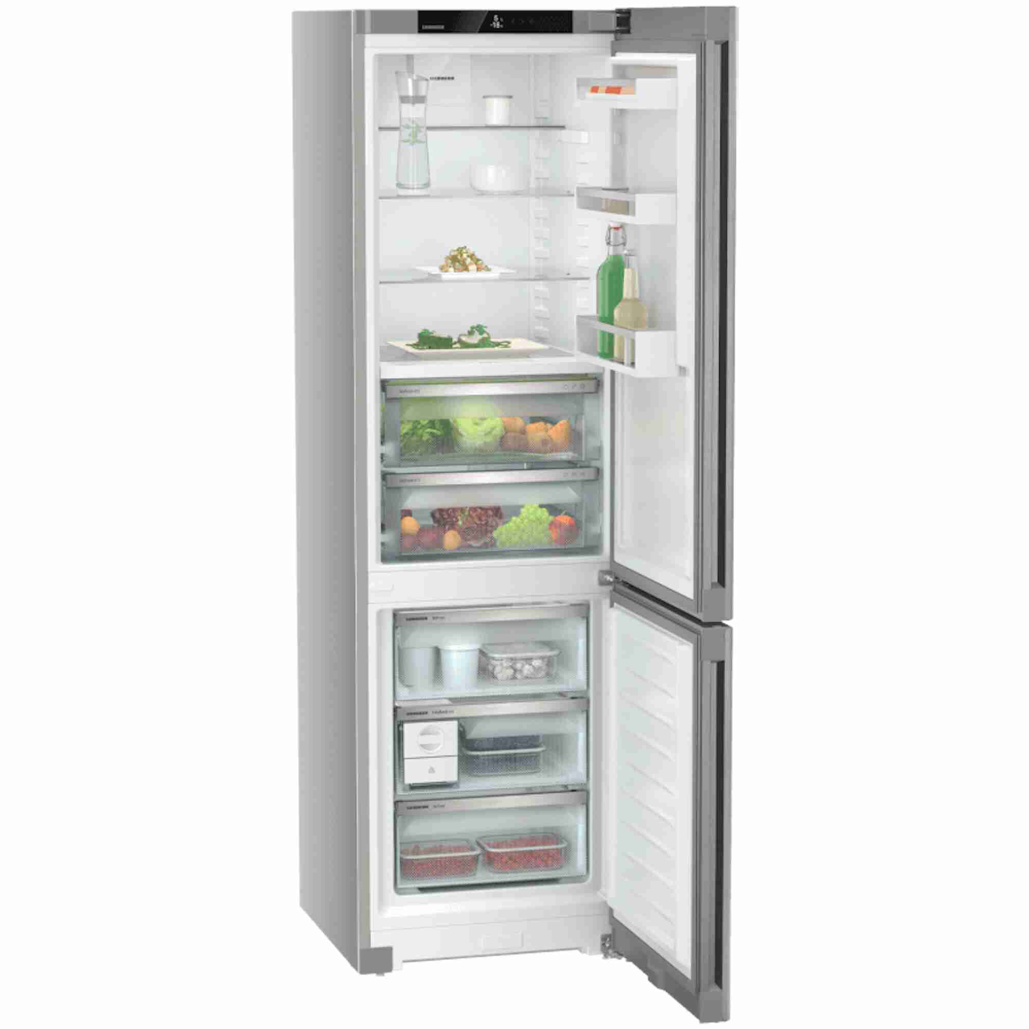 Liebherr CBNsda 572i-22 - Koelvriescombinatie - BioFresh DuoCooling NoFrost - Roestvrijstaal