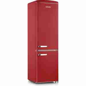Severin RKG8917 - Retro Koelvriescombinatie - 244 liter - Rood