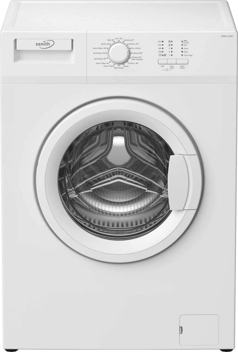 Zenith Zwm7120w - Wasmachine - 7 Kg - 1200 Tpm - Energieklasse D . Nieuw (outlet)